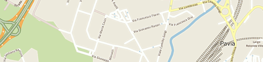 Mappa della impresa griffini ruggero snc di griffini giovanni, claudio e fabio e c a PAVIA