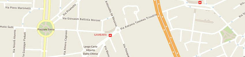 Mappa della impresa cellini srl a MILANO