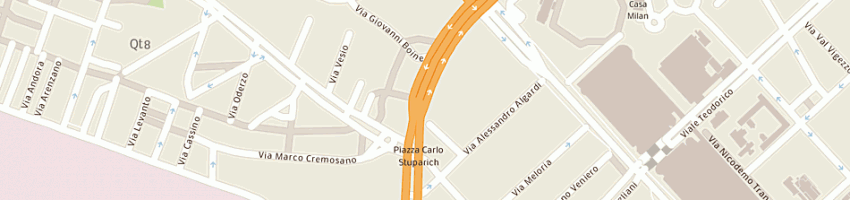 Mappa della impresa sandrin adriano a MILANO