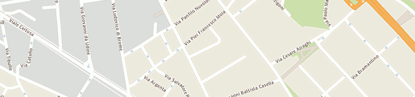 Mappa della impresa photospeed video service sas di carbone maria filomena e c a MILANO