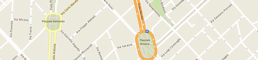 Mappa della impresa edilcoper srl a MILANO