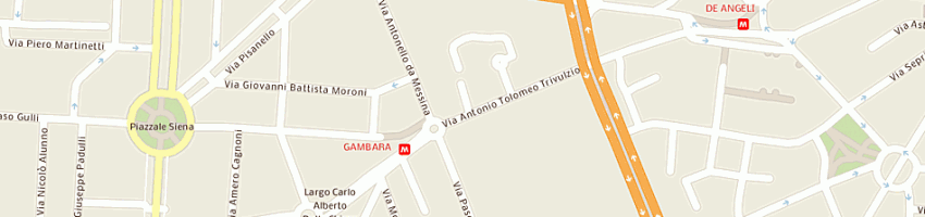 Mappa della impresa fusco paolo e figli di fusco p e c snc a MILANO