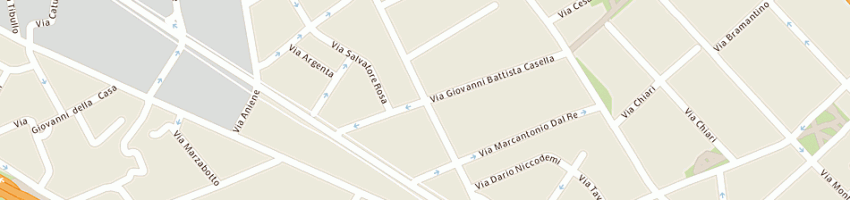 Mappa della impresa studio recupero danni sas di del barba remo e c a MILANO