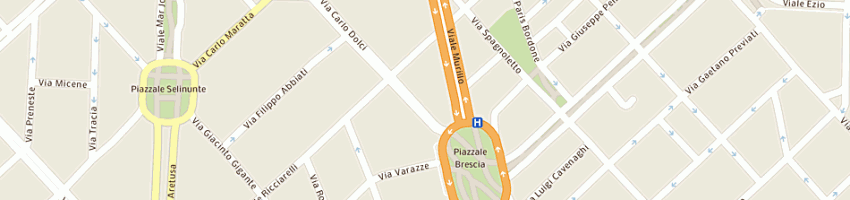 Mappa della impresa gpa srl a MILANO