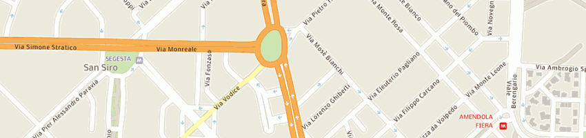 Mappa della impresa defendenti giancarlo a MILANO