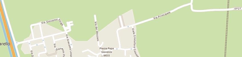 Mappa della impresa palleroni gianfranco a BORGARELLO