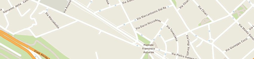 Mappa della impresa albergo accursio hotel a MILANO