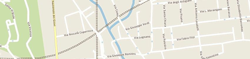 Mappa della impresa frigerio angelo (sas) a CESANO MADERNO