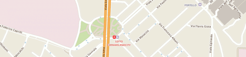 Mappa della impresa picanha srl a MILANO