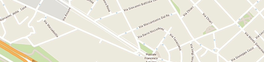 Mappa della impresa emmeci dati srl a MILANO