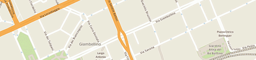 Mappa della impresa bosi annamaria a MILANO