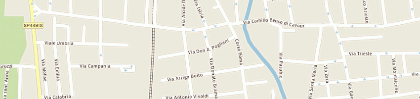 Mappa della impresa socm telecomunicazioni di meneghel sergio a CESANO MADERNO