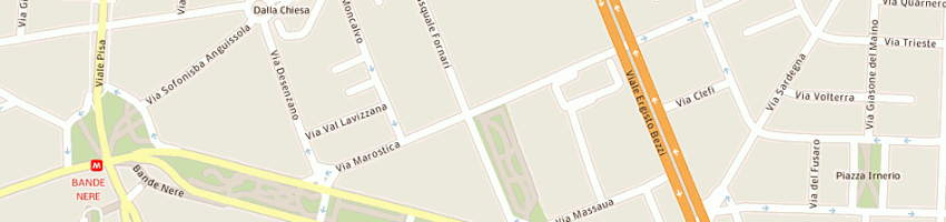Mappa della impresa italtrading spa a MILANO