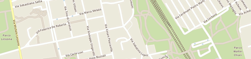 Mappa della impresa caffe tazza d oro sas di lin xiaoke e c a MILANO