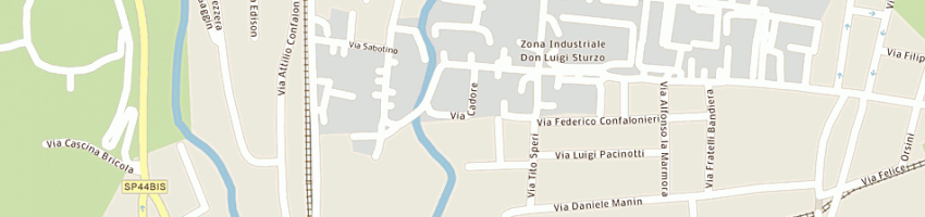 Mappa della impresa elettrica vaghi di vaghi massimiliano e c snc a SEVESO
