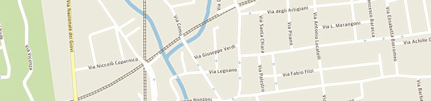 Mappa della impresa sedini snc di renato e franco sedini a CESANO MADERNO
