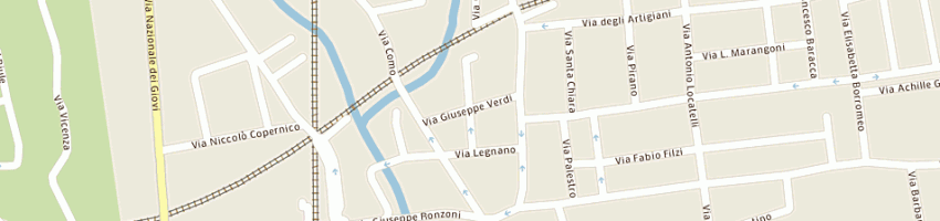 Mappa della impresa marco sedini e c sas a CESANO MADERNO