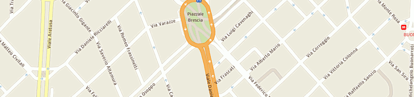 Mappa della impresa boschini maurizio a MILANO