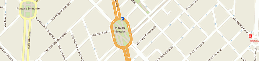 Mappa della impresa granata claudio a MILANO