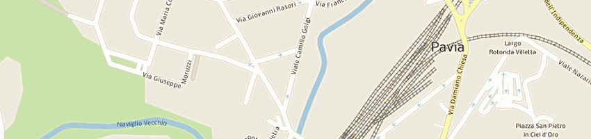 Mappa della impresa la tua lavanderia di ometto paola a PAVIA