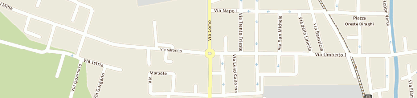 Mappa della impresa ocs di occhiuzzi francesco, corsin meri giuseppina e sebastiani riccardo snc a VAREDO