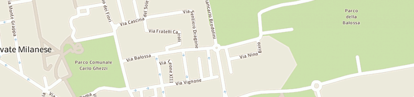 Mappa della impresa ast addestramento sicurezza totale - di clerici clemente e c sas a NOVATE MILANESE