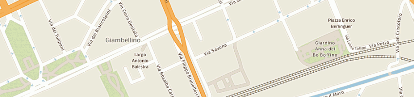 Mappa della impresa praia di tuzzi giuseppe a MILANO