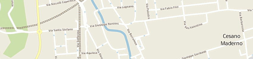 Mappa della impresa universita' vita - salute sraffaele a CESANO MADERNO