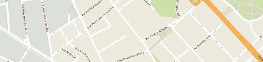 Mappa della impresa visentin ernesto a MILANO