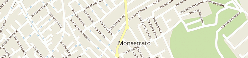 Mappa della impresa argiolas demetrio e c sas a MONSERRATO