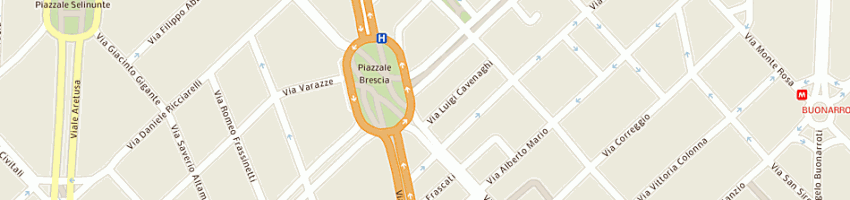 Mappa della impresa pavanelli massimo a MILANO