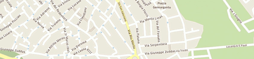 Mappa della impresa cisalpina tours spa a MONSERRATO