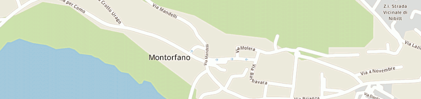 Mappa della impresa pizzeria ristorante la cicala a MONTORFANO