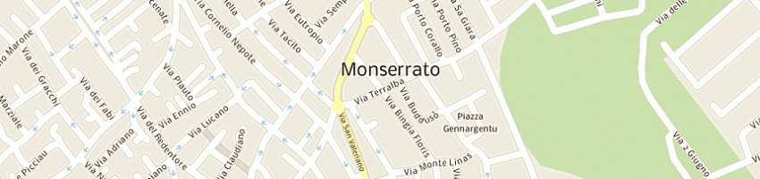 Mappa della impresa triolo giuseppino a MONSERRATO