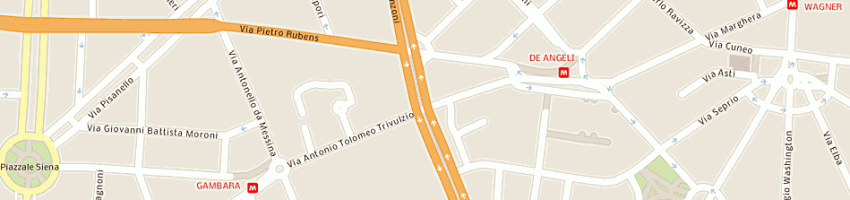 Mappa della impresa fagioli sabina a MILANO