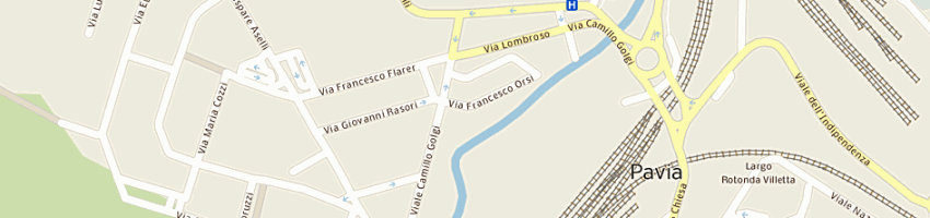 Mappa della impresa manca gianfranco a PAVIA