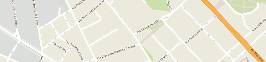 Mappa della impresa accurso tagano franco a MILANO