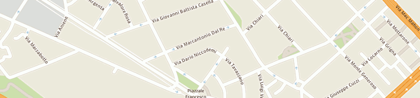 Mappa della impresa pubbli service 2000 sas di ciceri maurizio e c a MILANO