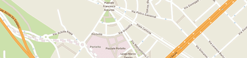 Mappa della impresa glamour fashion a MILANO