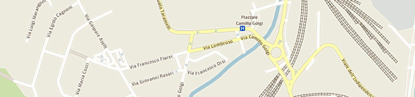 Mappa della impresa montanari laura a PAVIA
