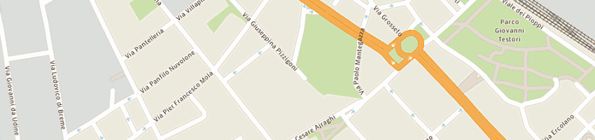 Mappa della impresa arcanti immobili di canti claudio a MILANO