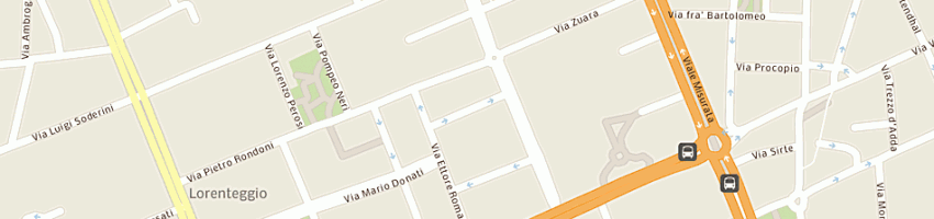 Mappa della impresa cpu srl a MILANO