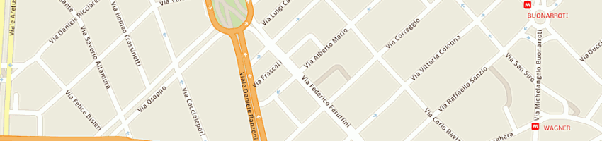 Mappa della impresa calvi elena a MILANO