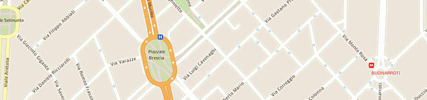Mappa della impresa veco srl a MILANO