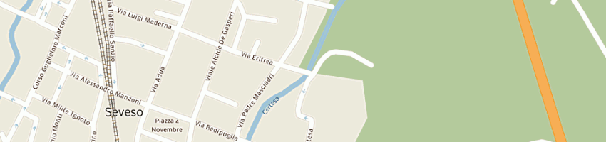 Mappa della impresa societa' intercomunale brianza spa a SEVESO