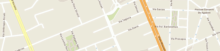 Mappa della impresa interni (snc) a MILANO