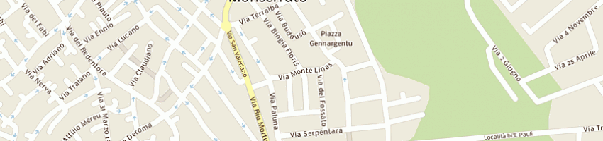 Mappa della impresa comune di monserrato scuola media gpascoli a MONSERRATO
