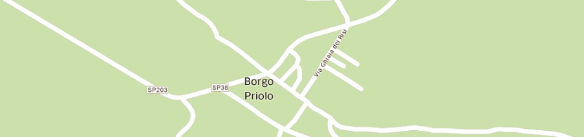 Mappa della impresa menini mauro a BORGO PRIOLO