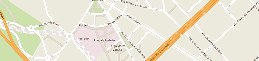 Mappa della impresa esselunga (spa) a MILANO