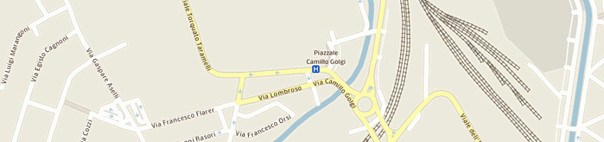 Mappa della impresa look center di arcadipane e c snc a PAVIA
